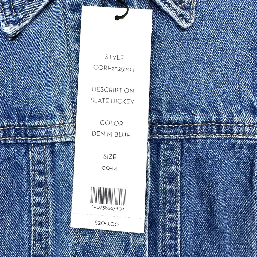 New VERONICA BEARD Slate Denim Dickey Size 00-14 - Picture 11 of 11